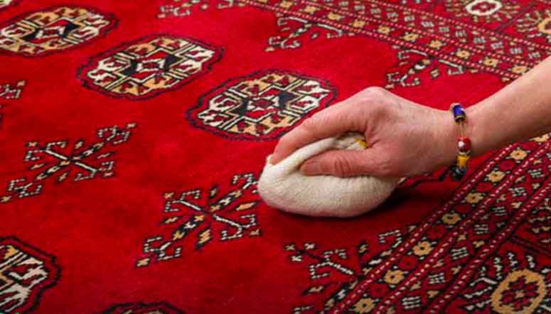 پاک کردن لکه های نا آشنا فرش